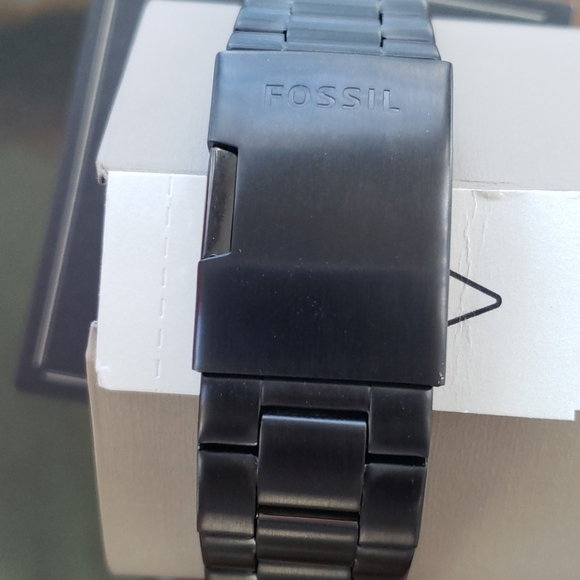 ❌SOLD❌FOSIL PRIVATEER SPORT CRONOGRAF BLACK/GOLD - Picture 8 of 12